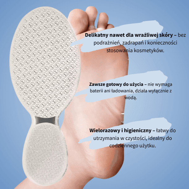 MELVI Pumeks - Tarka do pielęgnacji stóp + pedicure